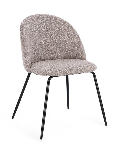 TANYA BLACK/MINK CHAIR