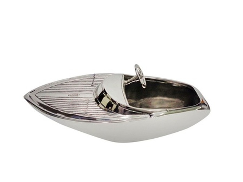 SEAU A CHAMPAGNE 'RIVA ARISTON' NICKEL 56x22x17h
