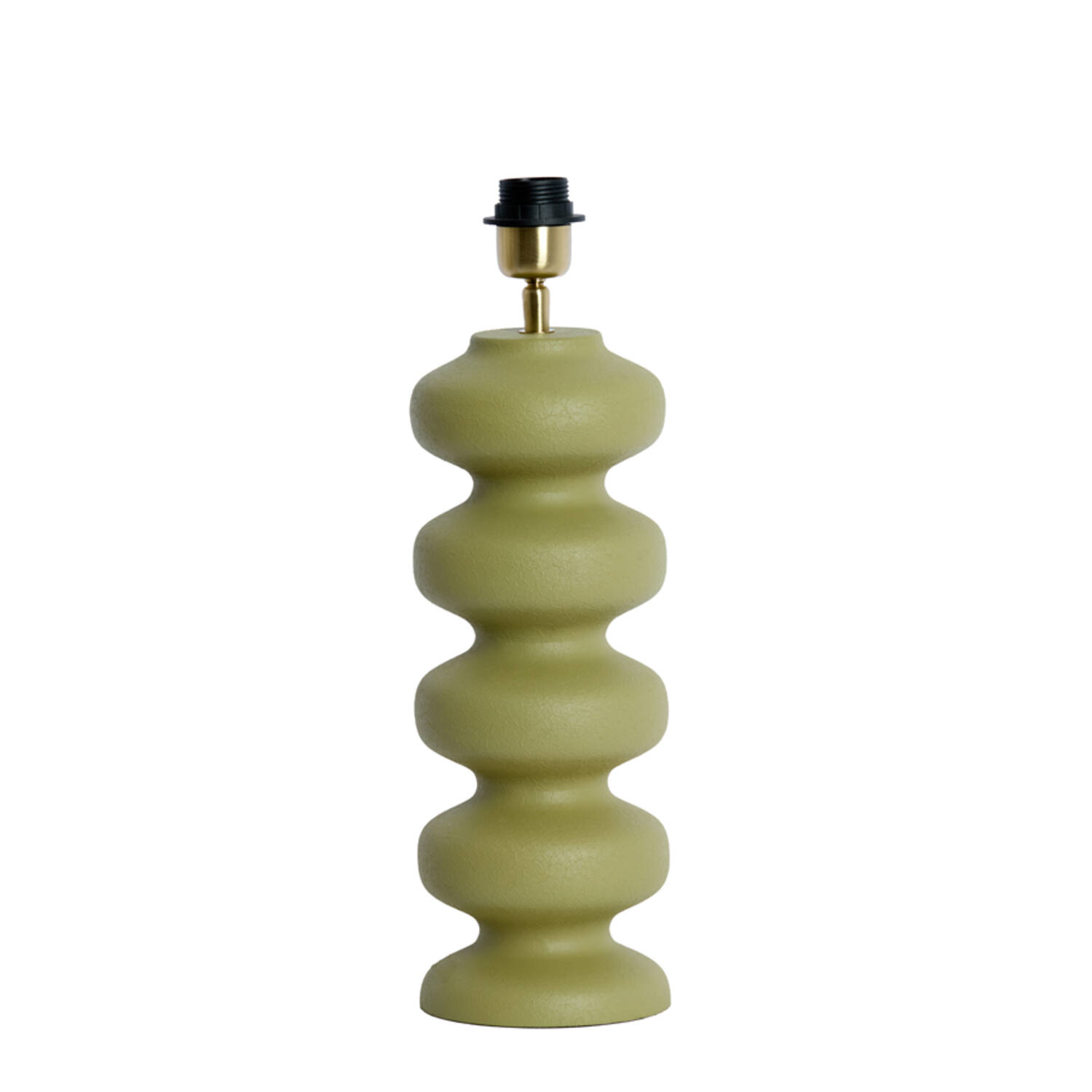 Lamp base Ø15x42 cm SOROCA matt olive green