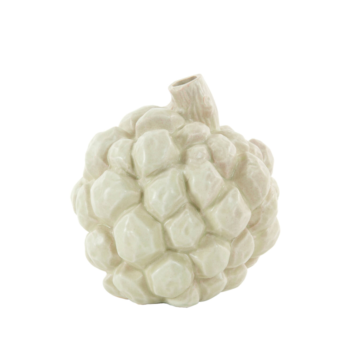 Vase deco Ø16x16,5 cm PANTHUS ceramics cream