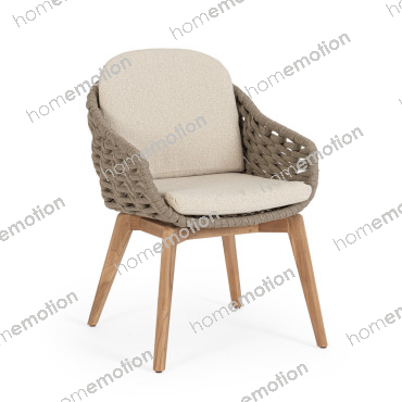 TAMIRES BOUCLE CHAIR W-ARMREST W-CUSH
