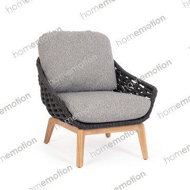 TAMIRES CHARCOAL ARMCHAIR W-CUSH