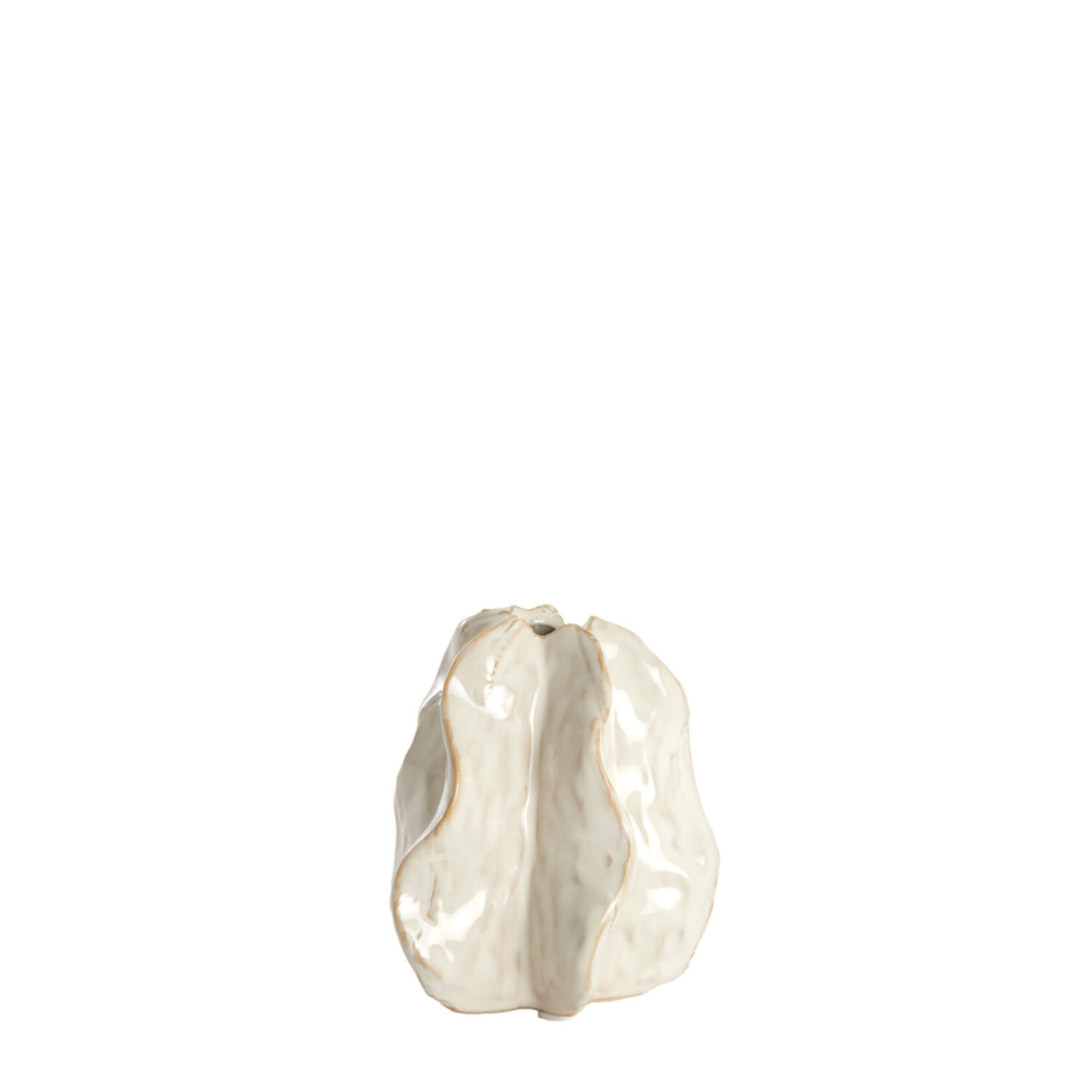 Vase deco 10,5x9,5x11,5 cm IDRIJA ceramics cream
