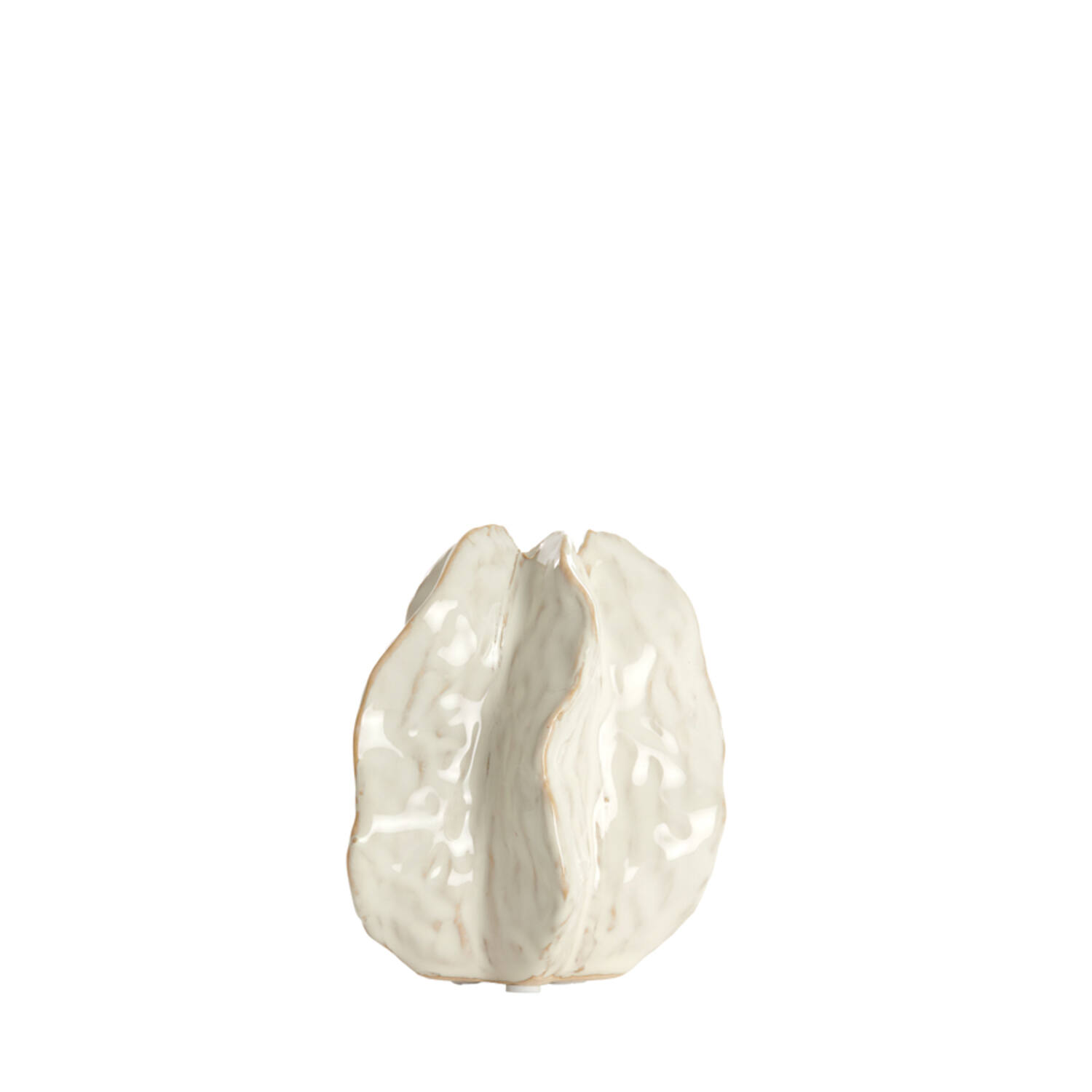 Vase deco 13,5x12x16,5 cm IDRIJA ceramics cream