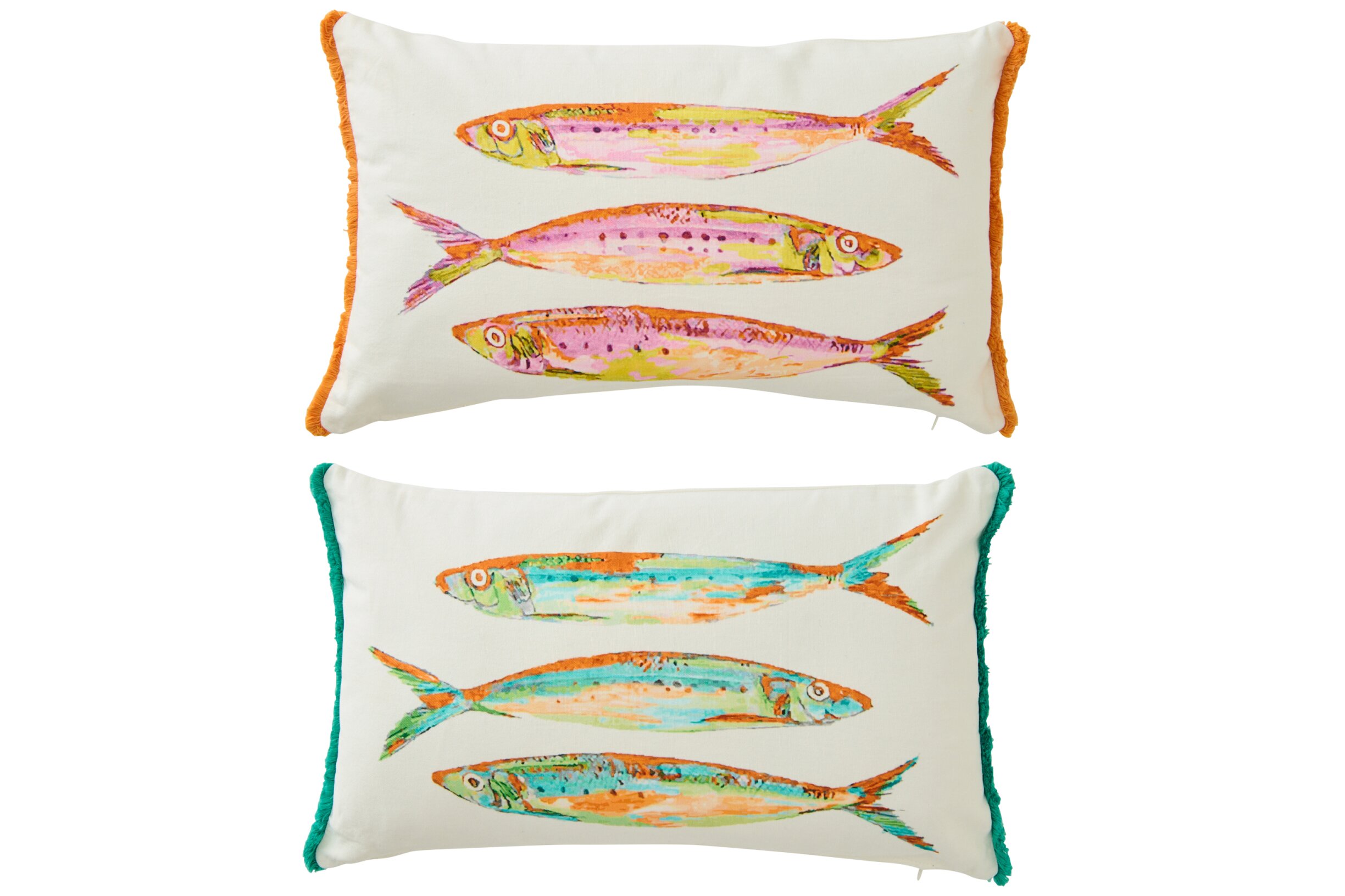 Cushion Sardines Cotton Multi