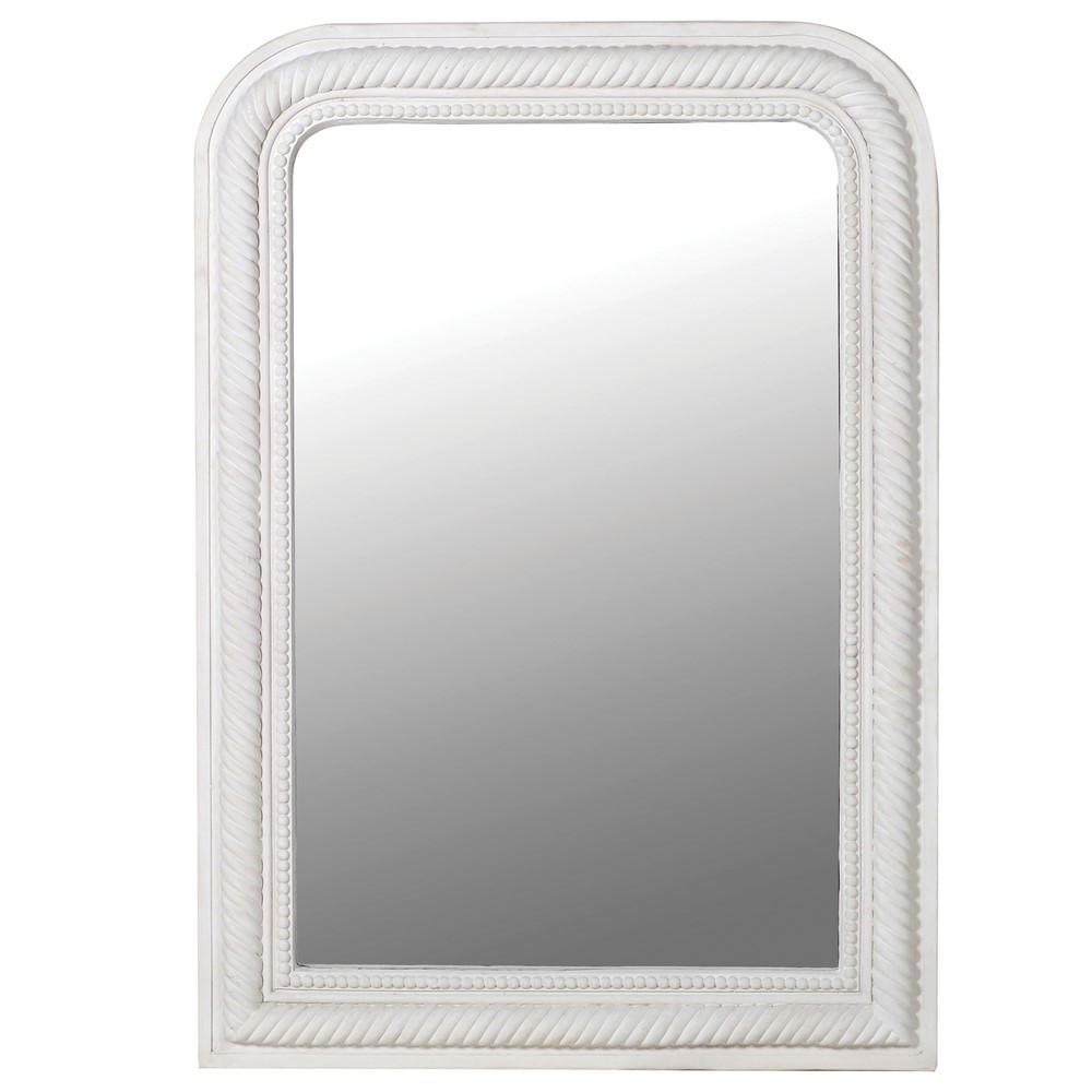 SALFORD 106x75cm zidno ogledalo, bijela
