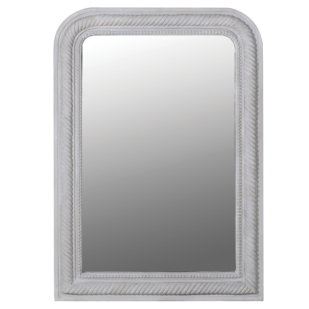 SALFORD 106x75cm zidno ogledalo, siva