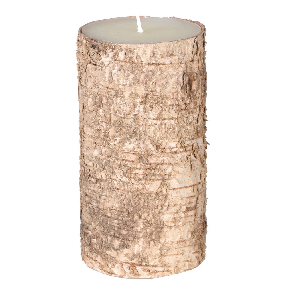 ELY 15x8cm dekorativna svijeca, brezova kora