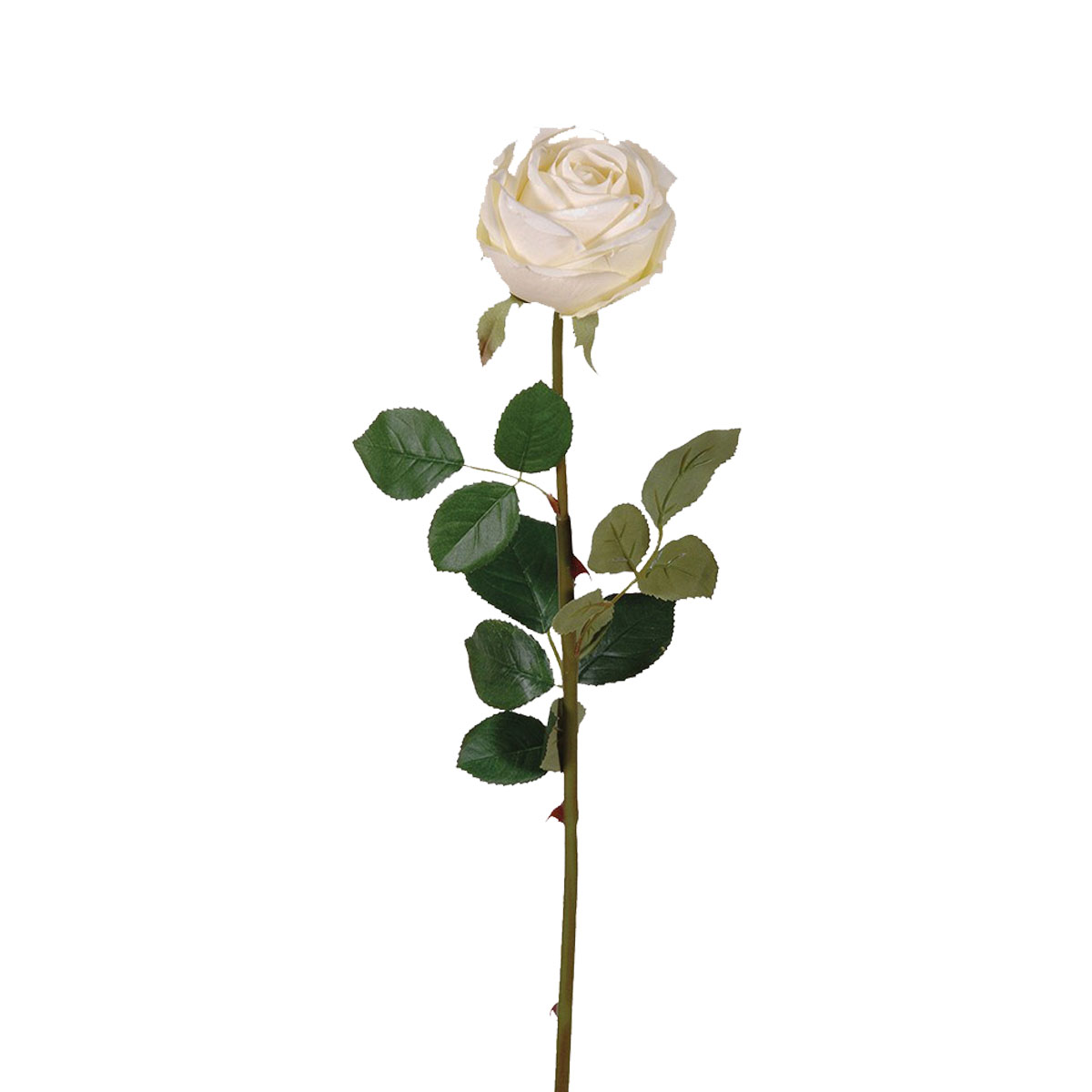KEMP 76cm vjestacki cvijet, bijela ruza