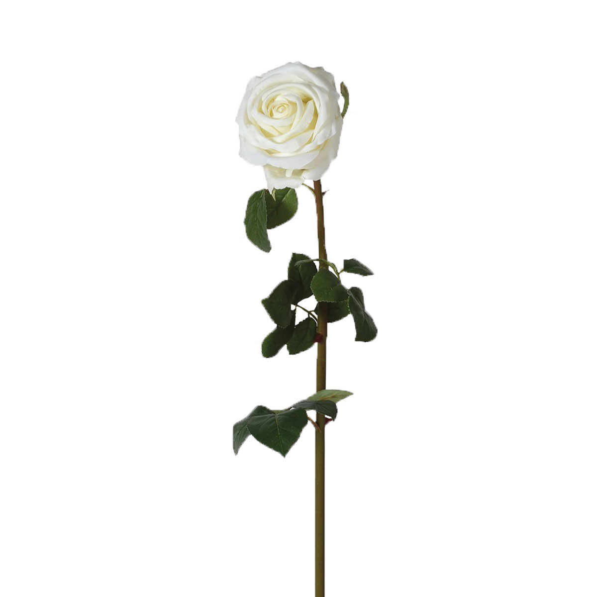 KEMP 62cm vjestacki cvijet, bijela ruza