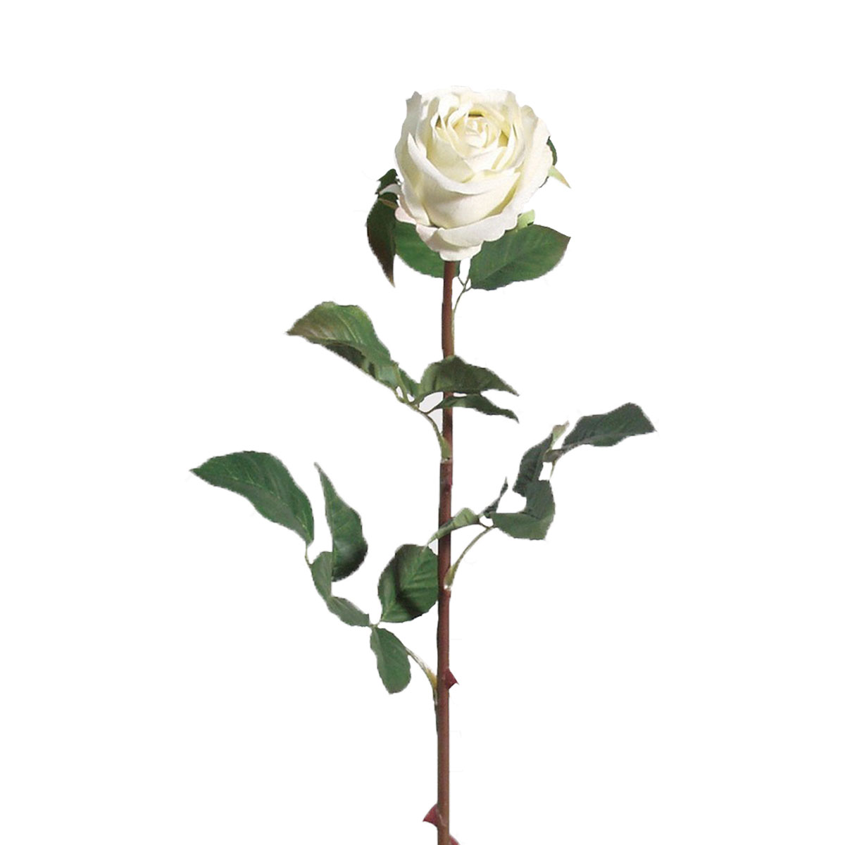 KEMP 68cm vjestacki cvijet, bijela ruza