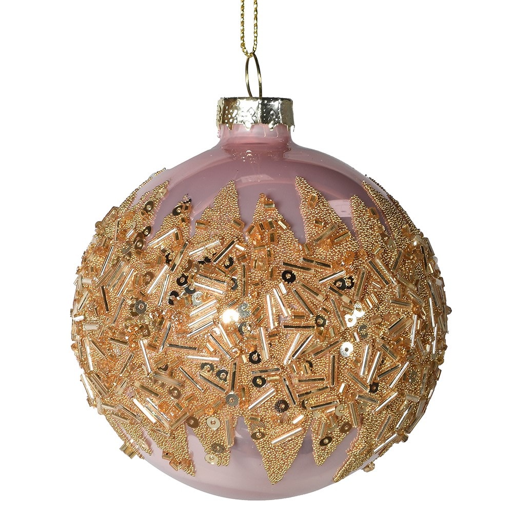 GLASKOW 7.5cm bombica pink-zlatna