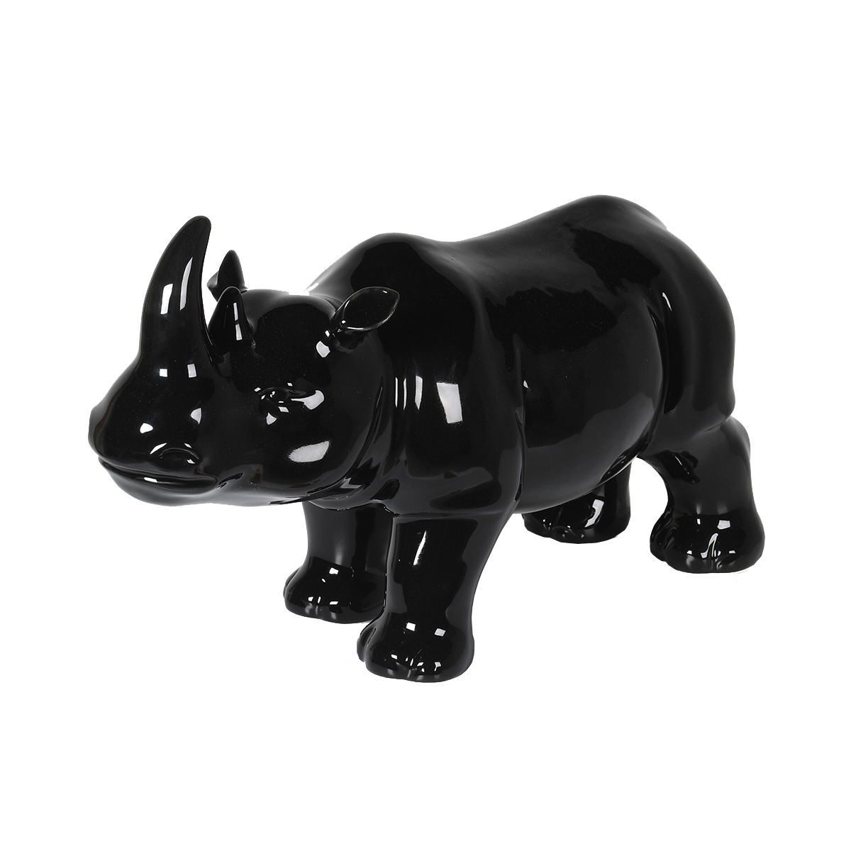 CARLISLE 23x38cm dekorativna figura, crni nosorog