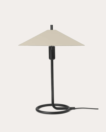 FILO 43cm stona lampa, crna/boja kasmira