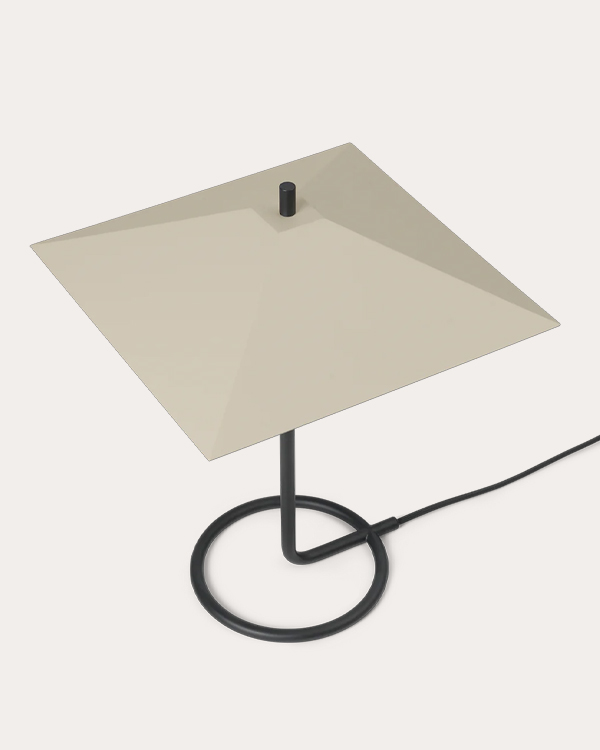 FILO 43cm stona lampa, crna/boja kasmira