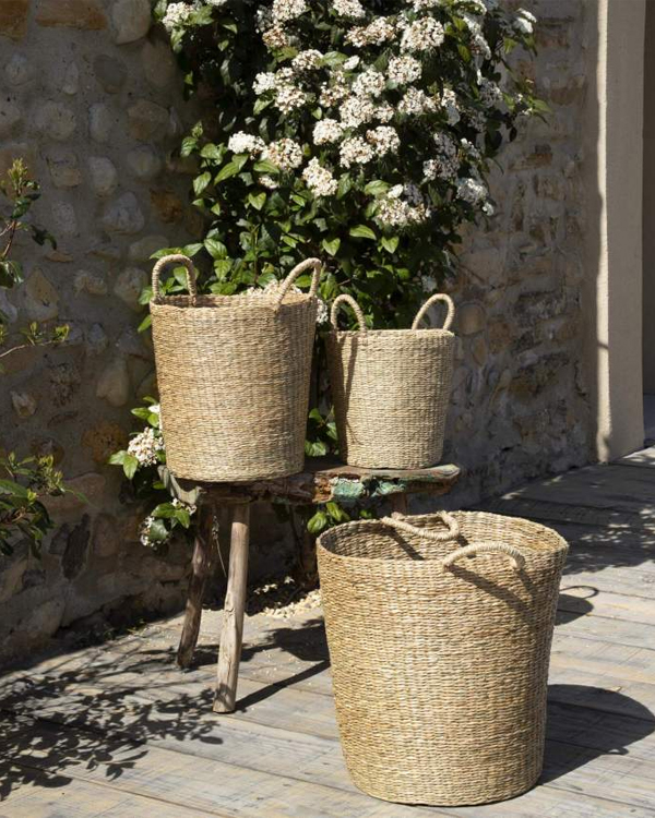 ADENA 25x25cm korpa, morska trava