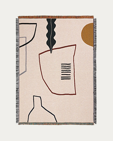 MIRAGE 120x170cm viseca tapiserija, prljavobijela