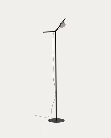 OREY crna podna lampa od metala