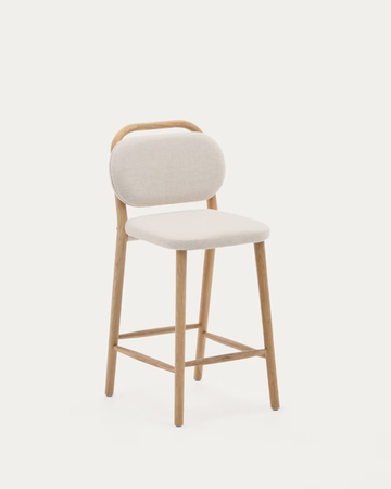 HELDA barska stolica, bež šenil 65 cm