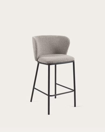CISELIA barska stolica, svijetlo siva, visine 65 cm