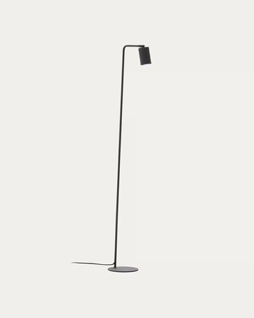 MANIE podna lampa, crna od livenog gvožđa