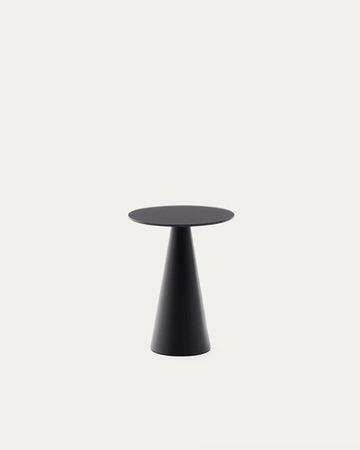 WILSHIRE pomoćni sto, Ø 30 cm, crni