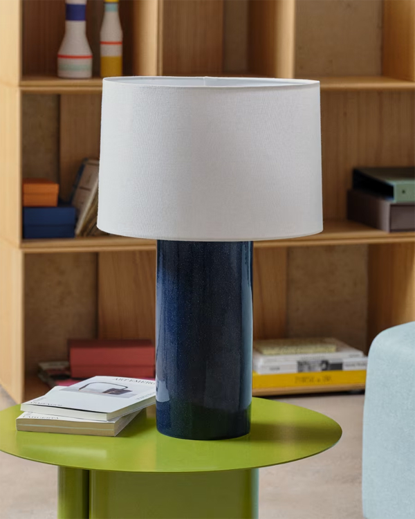 TONERIC stona lampa / keramika / plava
