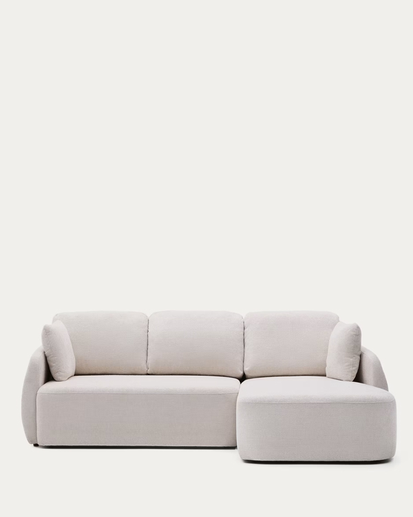 LAIRA sofa sa lenjivcem na desnoj strani, 246 cm, ecru chenille