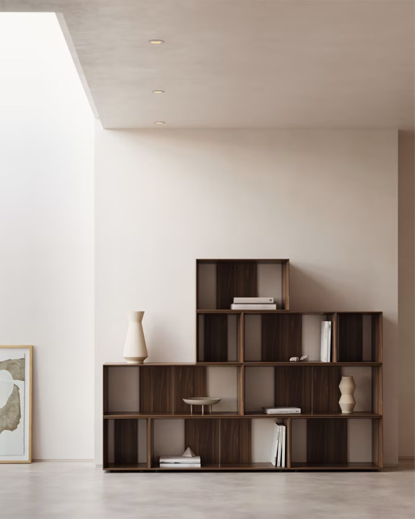 LITTO modularna komoda, orah, 202 x 114 cm
