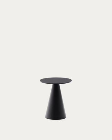 WILSHIRE pomocni sto, crni, Ø35cm