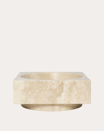 TRAVERTINE ukrasna zdjela, visoka