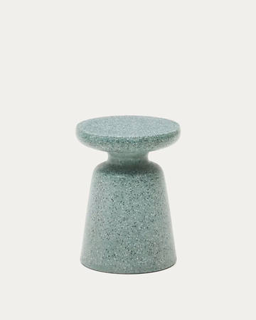 MESQUIDA pomoćni sto, ø 39 cm, zeleni terazzo