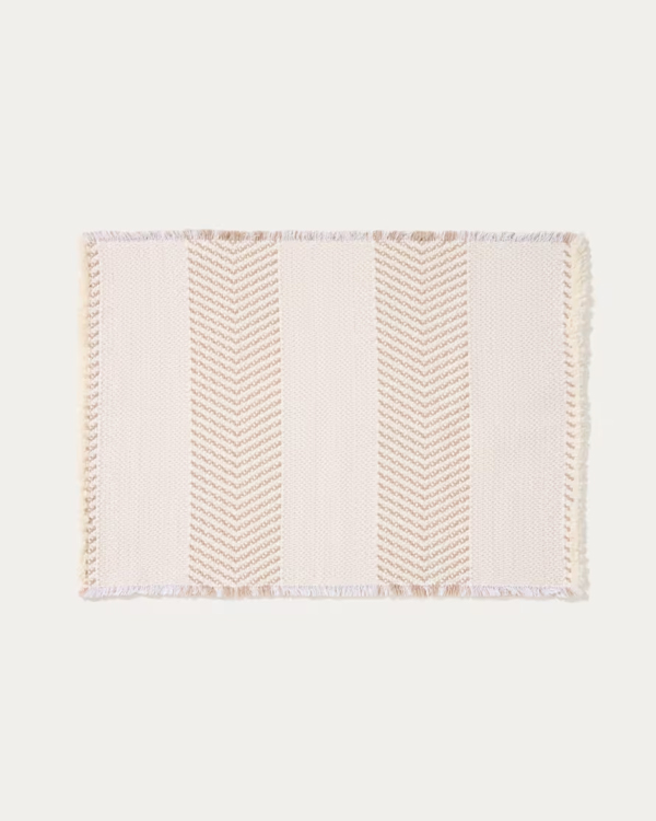 BINA podloga za kupatilo, pamuk, bež, 50 x 70 cm