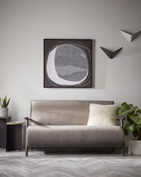 GINEBRA zidna rasvjeta, crna