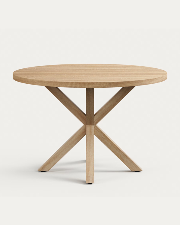 ARGO okrugli sto, drveni efekat, Ø 120 cm