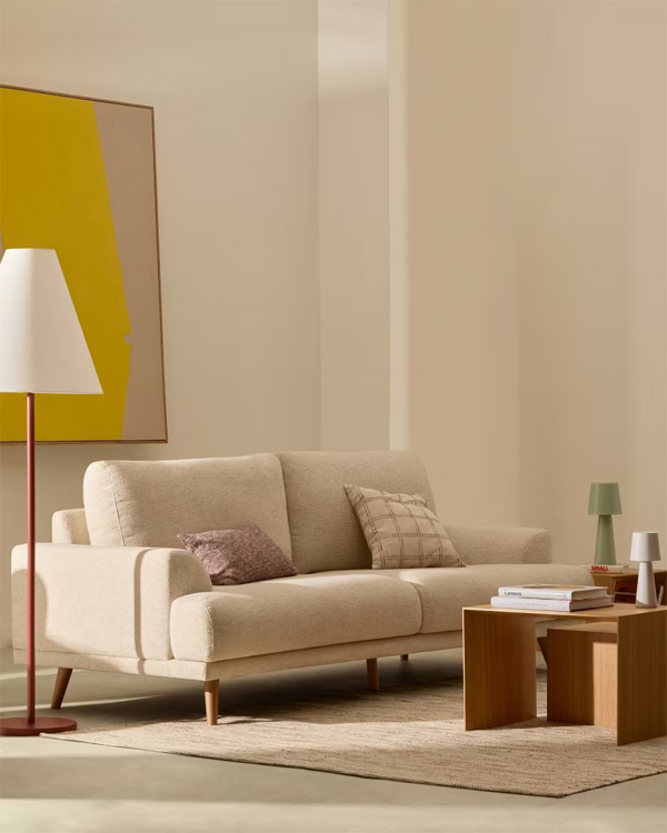 KARIN dvosjed, bež, 210cm