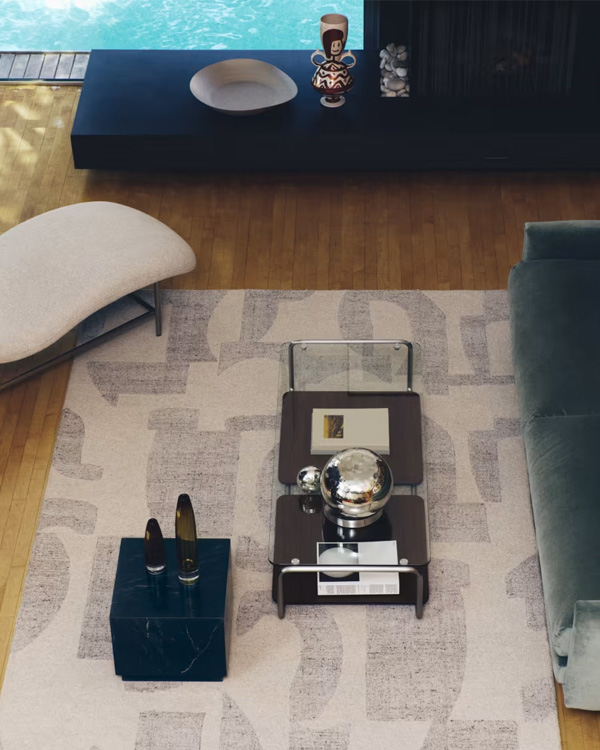 NORELA tepih, siva, mjesavina vune, 200x300cm