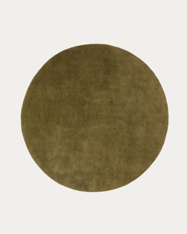 EMPURIES okrugli tepih, zeleni, Ø200cm