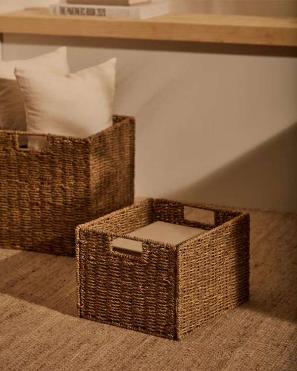 TOSSA kutija za odlaganje, prirodna vlakna, 32 x 27 cm