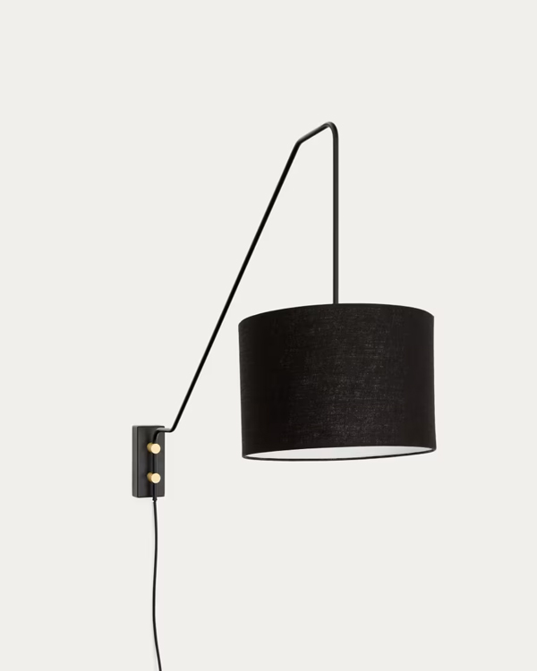 JEX zidna lampa, crna