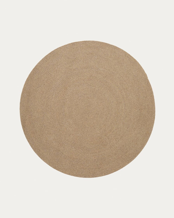 DESPAS okrugli tepih, bež, Ø 200 cm