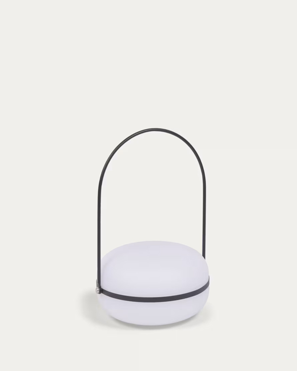 TEA stona lampa, metal, crna