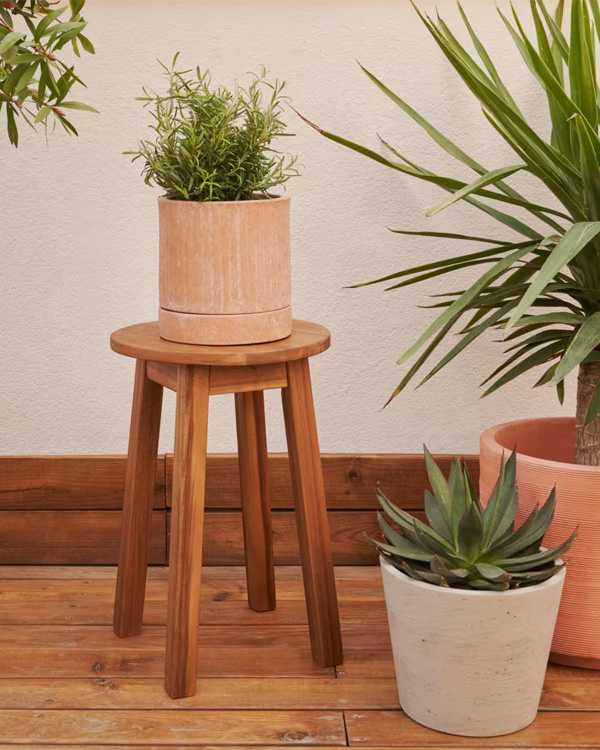 AMEL baštenski tabure, od masivnog drveta akacije