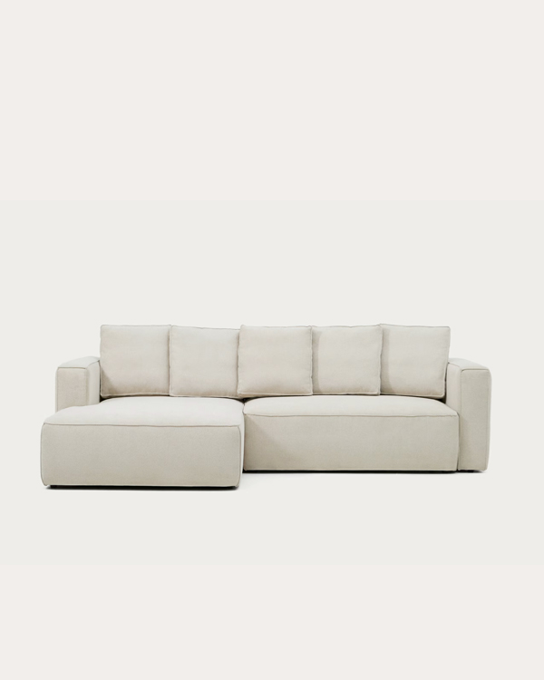MARELA ugaona sofa, trosjed, bež, 276 cm