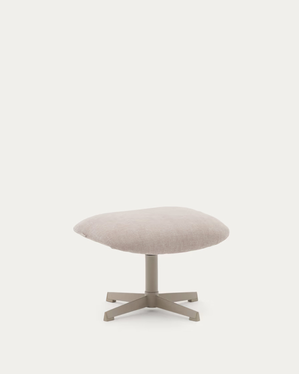 JASPE Tabure, bež i metal sa sivom završnicom FSC 100%