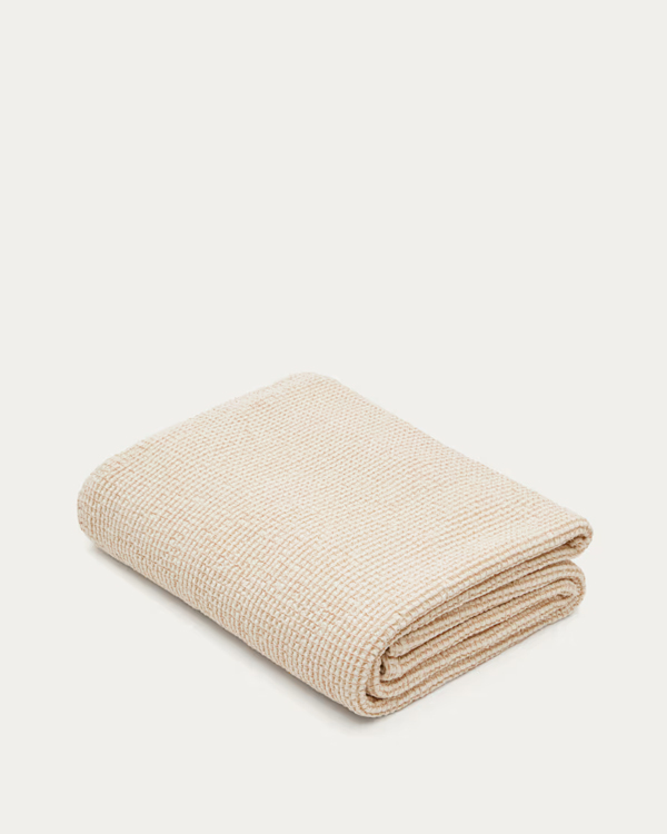 SENARA Prekrivač 100% pamuk, bež, za krevet 150/160 cm