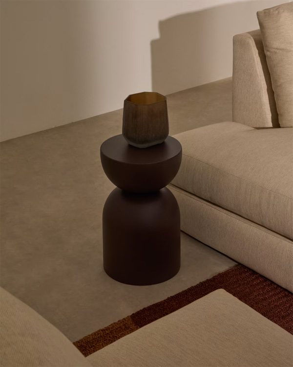 RACHELL Pomocni sto, ljubicasta, Ø30 cm