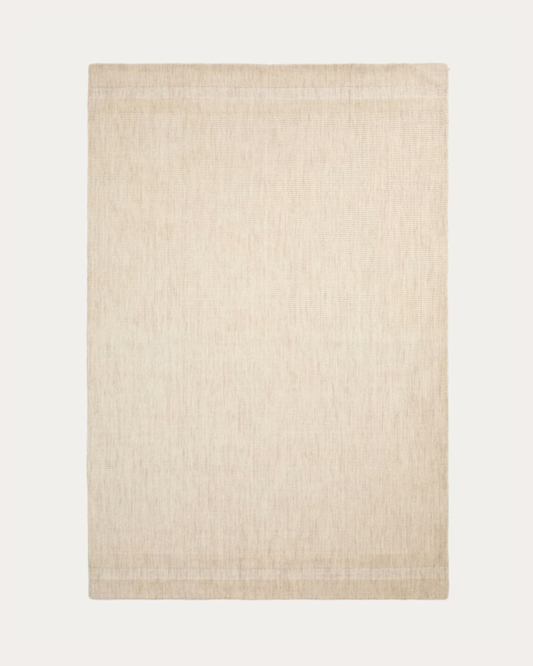 DALENA Vuneni tepih sa prugama, bež 300 x 200 cm