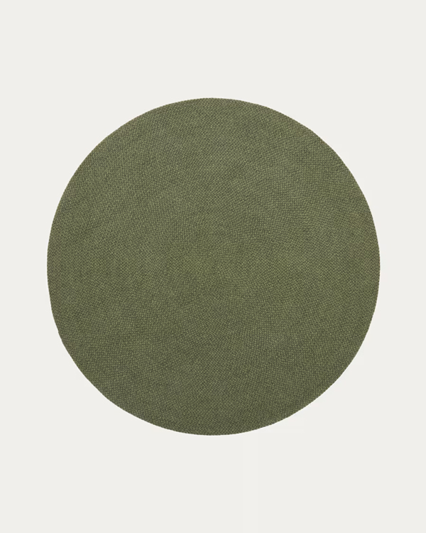 DESPAS Okrugli tepih, zelena, Ø 200 cm