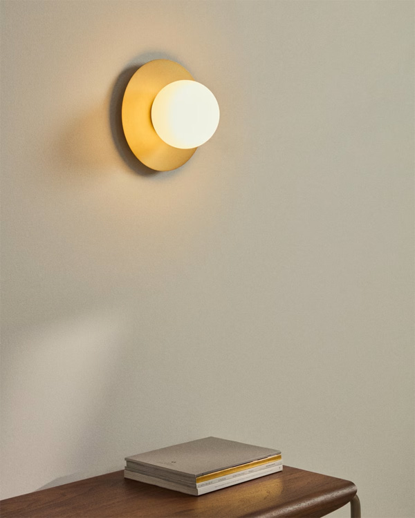 BRISIA Zidna lampa, Ø20 cm
